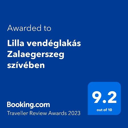 Lilla Vendeglakas Zalaegerszeg Sziveben Appartement Buitenkant foto